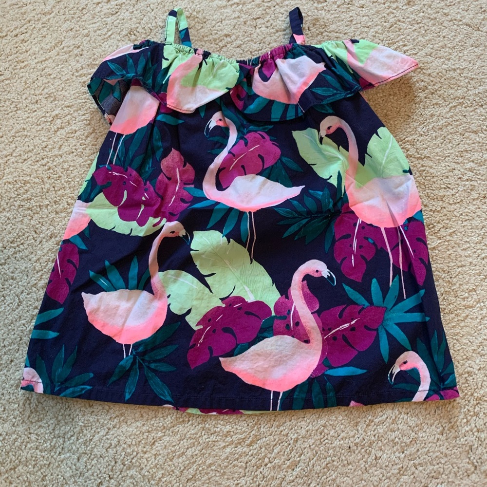 Gymboree flamingo sun dress
